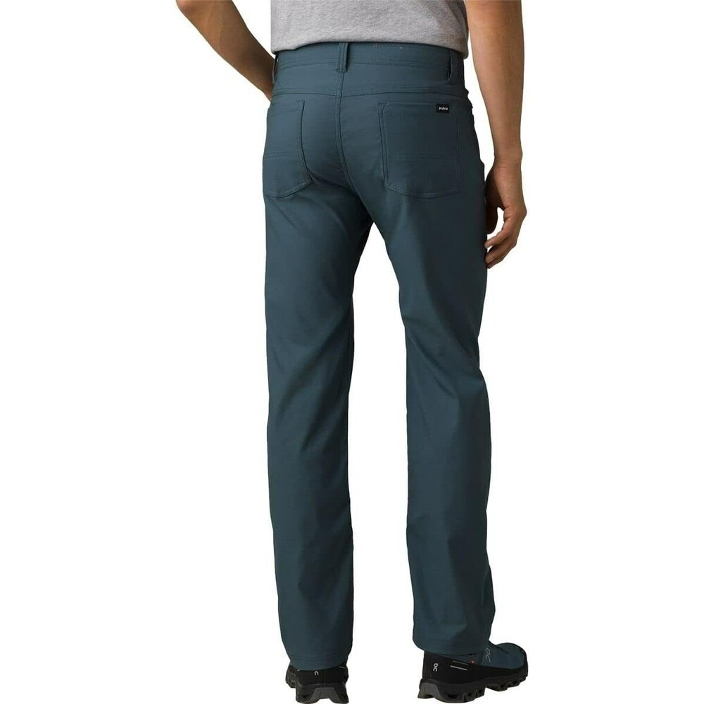prAna Brion Pants II Mens 34x32 Grey Blue Standard Fit Nylon Stretch Performance - Picture 2 of 11